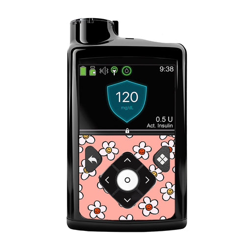 Peelz Happy Flowers Sticker for Medtronic MiniMed 770G & 780G Peelz/Stickers