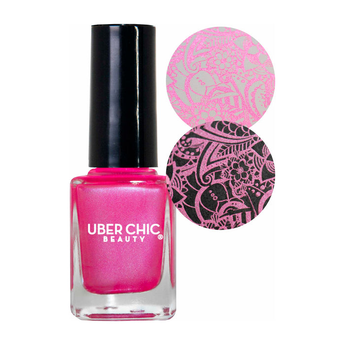 Uberchic Beauty Happy Birthday To Me   Stamping Polish