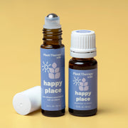 Plant Therapy Happy Place Essential Oil Pre-Diluted Roll-On Essential Oil Light Goldenrod 10 mL