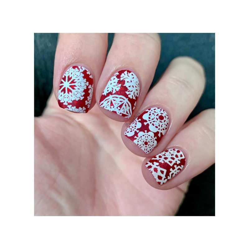 UberChic Beauty Haunted Snow Stamping Plate