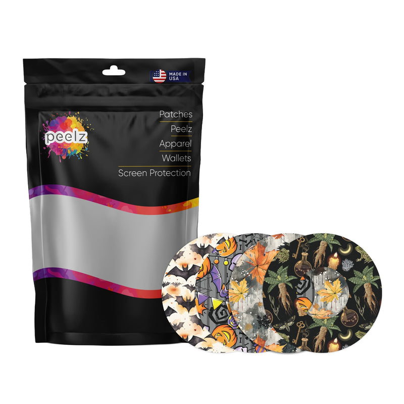 Peelz Haunted Variety Patch  Tape Designed for the FreeStyle Libre 2 Patch Medical Tape