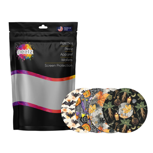 Peelz Haunted Variety FreeStyle Libre 3 Plus & Lingo  Patch Tape - Pump Peelz Patch Medical Tape