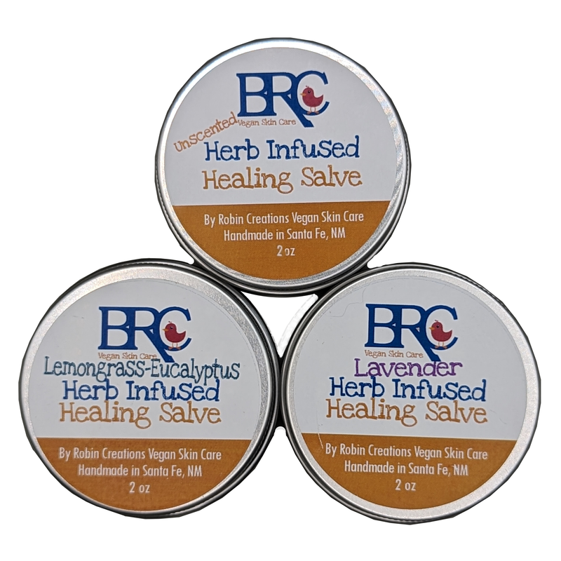 By Robin Creations Herb-Infused Healing Salve - First Aid Balm First Aid