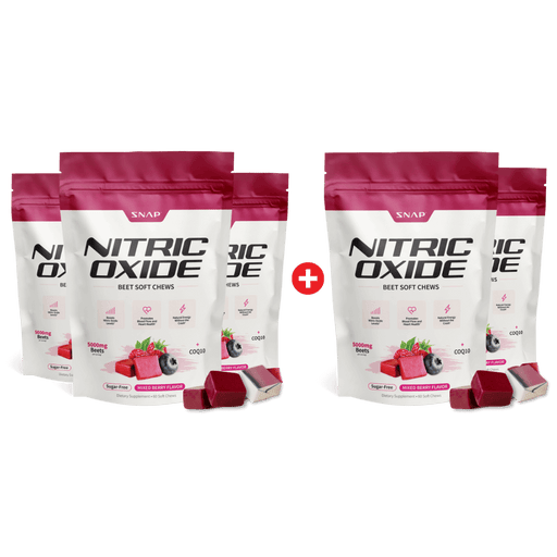 Snap Supplements Nitric Oxide Beet Soft Chews - Buy 3, Get 2 Free!