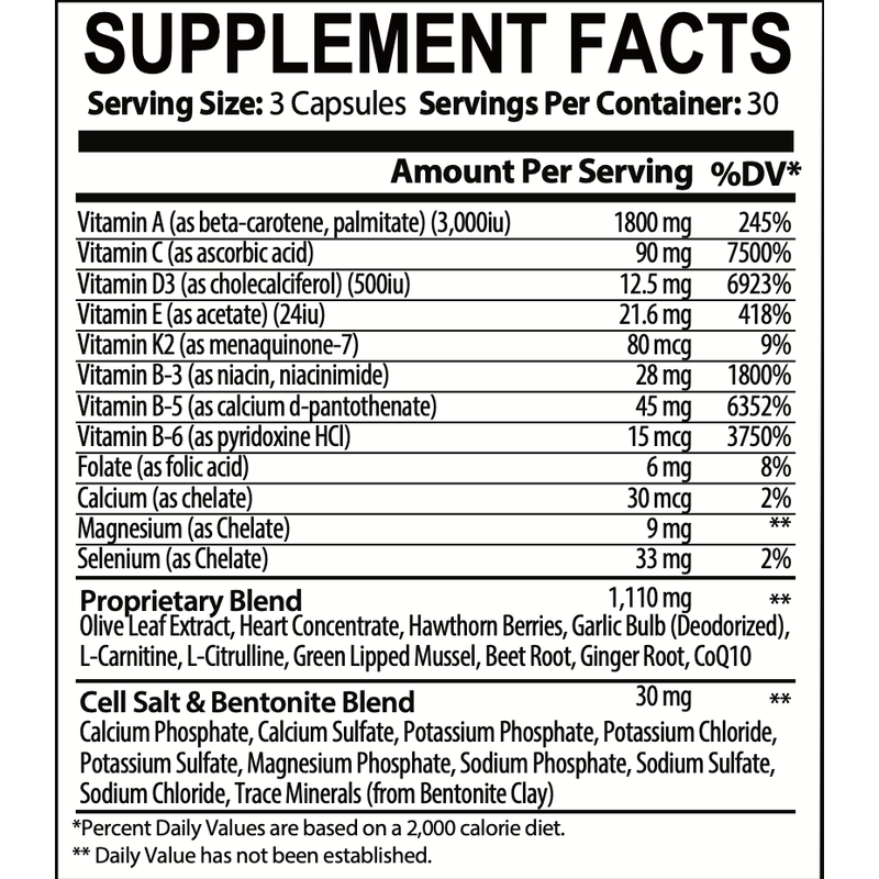 Energi Nutrition CardioVive Heart Blend Supplement