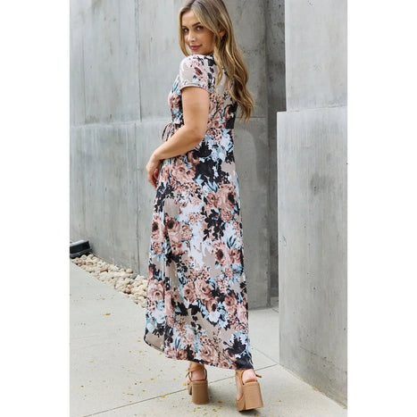 Heimish Give Me Roses Floral Maxi Wrap Dress