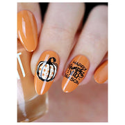 UberChic Beauty Hello Fall & Pumpkin Spice-02 Stamping Plate