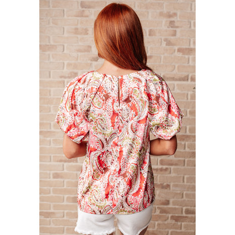 Hello, It's Me Paisley Blouse