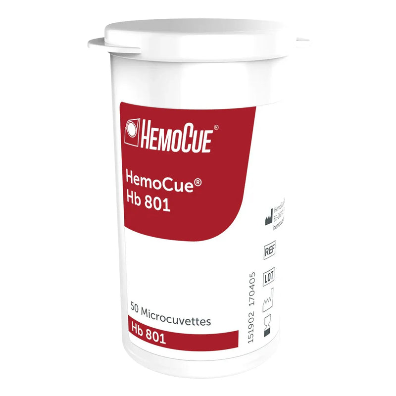 HemoCue HEMOCUE HB 801 MICROCUVETTES (200 TESTS, 4 X 50) FOR POCT Medical Tests