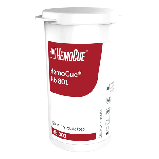 HemoCue HEMOCUE HB 801 MICROCUVETTES (200 TESTS, 4 X 50) FOR POCT Medical Tests