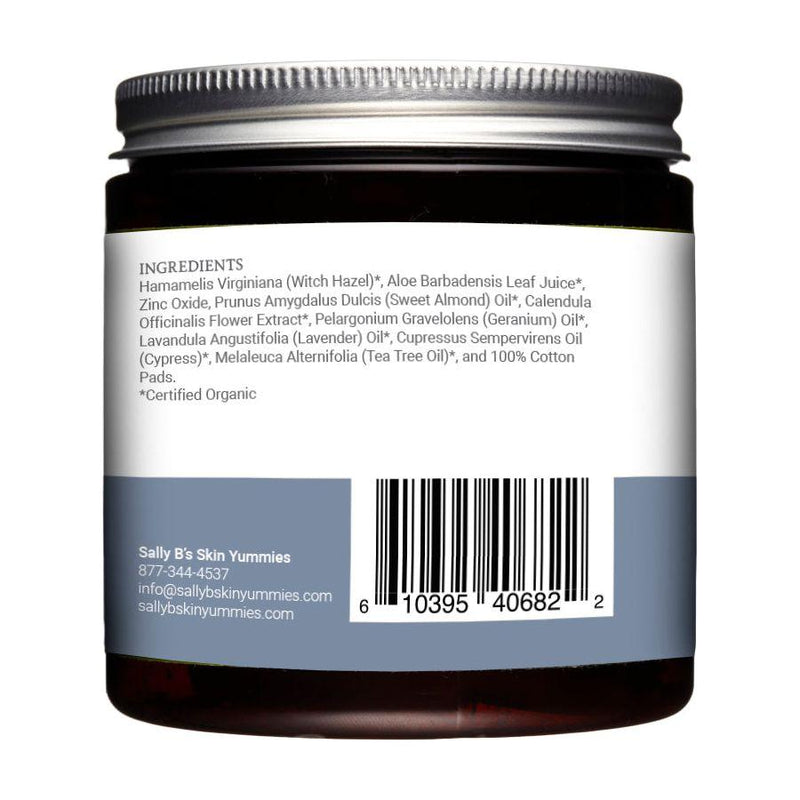 Sally B's Skin Yummies Organic Herbal Deodorant Pads for Odor Control Body