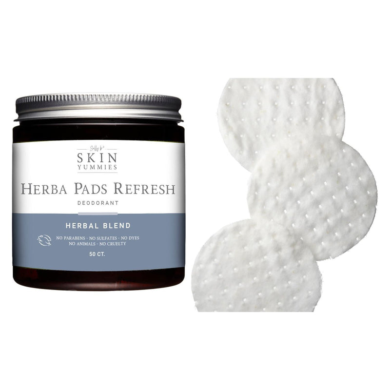 Sally B's Skin Yummies Organic Herbal Deodorant Pads for Odor Control Body