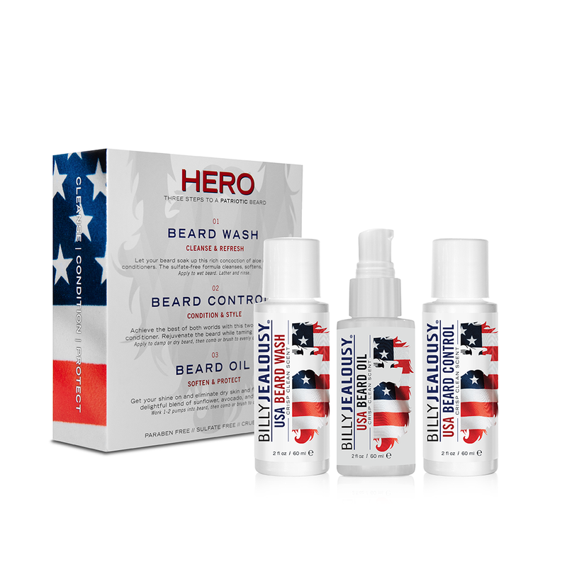 Billy Jealousy Hero Beard Care Trio Kit Beard