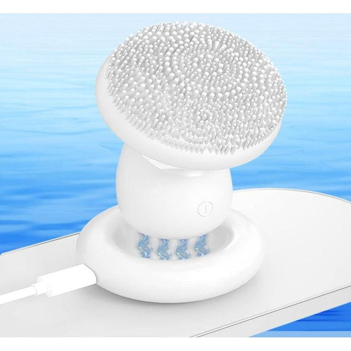 ZAQ Skin & Body - Vera Waterproof Facial Cleansing Brush With Pulse Acoustic Wave Vibration, And Magnetic Beads