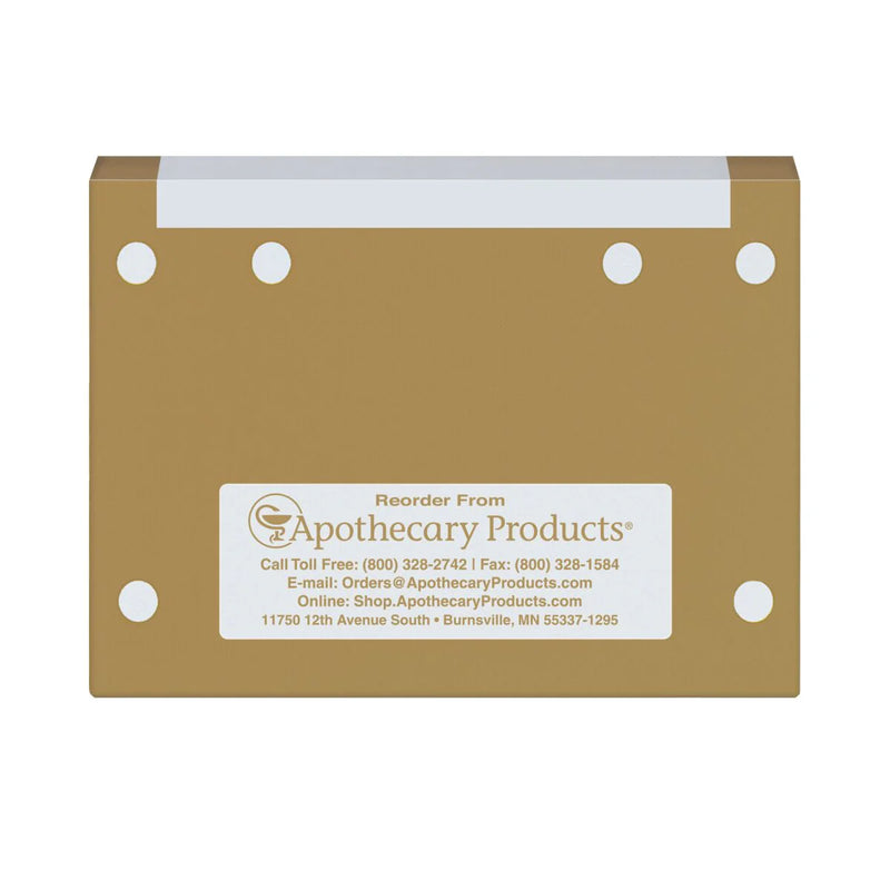 Apothecary Products Apothecary Heavyweight Double-Fold Rx File Folder, 11-inch - Tan (100 Count) Filling Folder