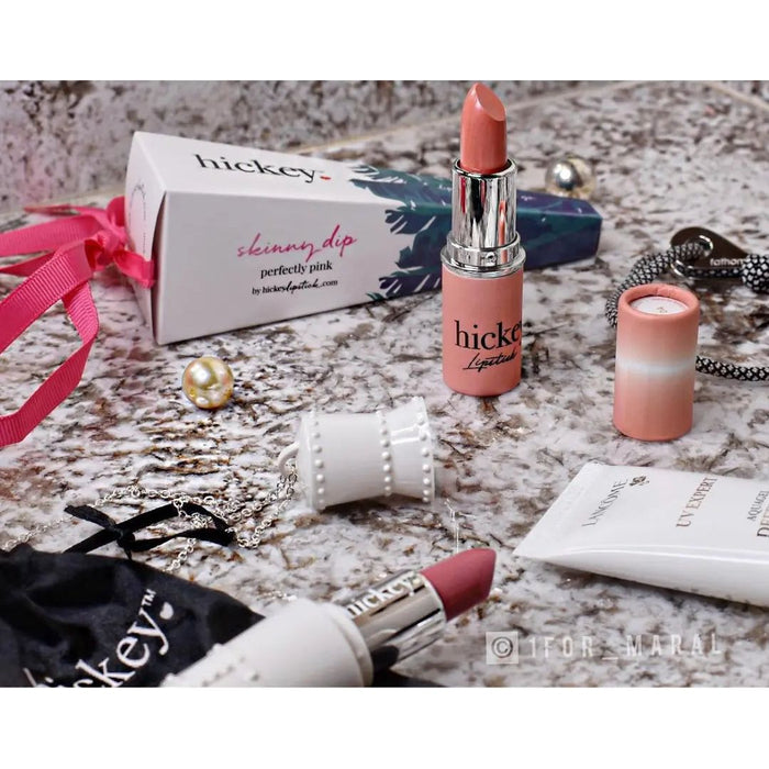 Hickey Lipstick White Limited Edition Perfectly Light Pink and Crushing on Coral