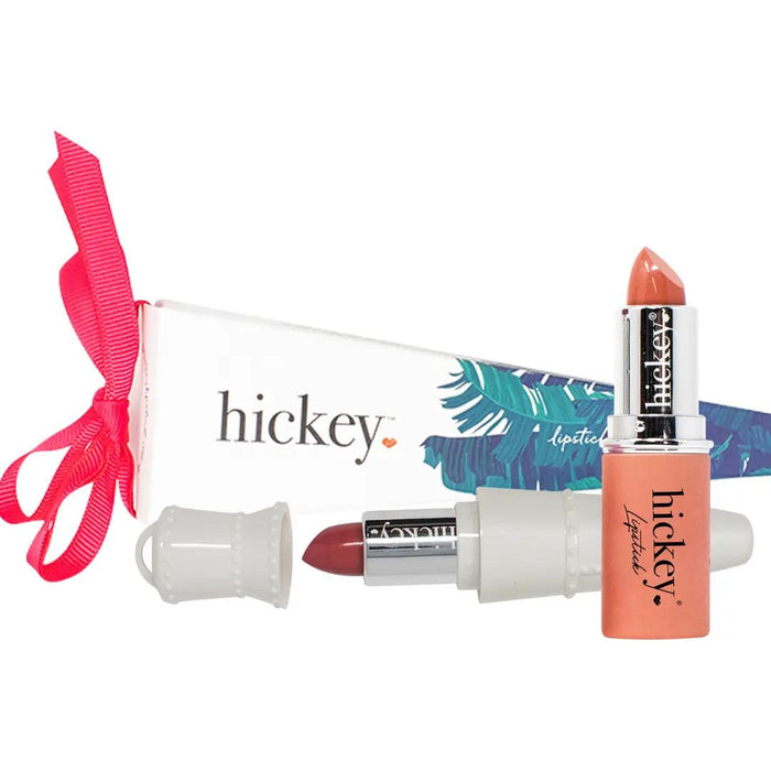 Hickey Lipstick White Limited Edition Perfectly Light Pink and Crushing on Coral