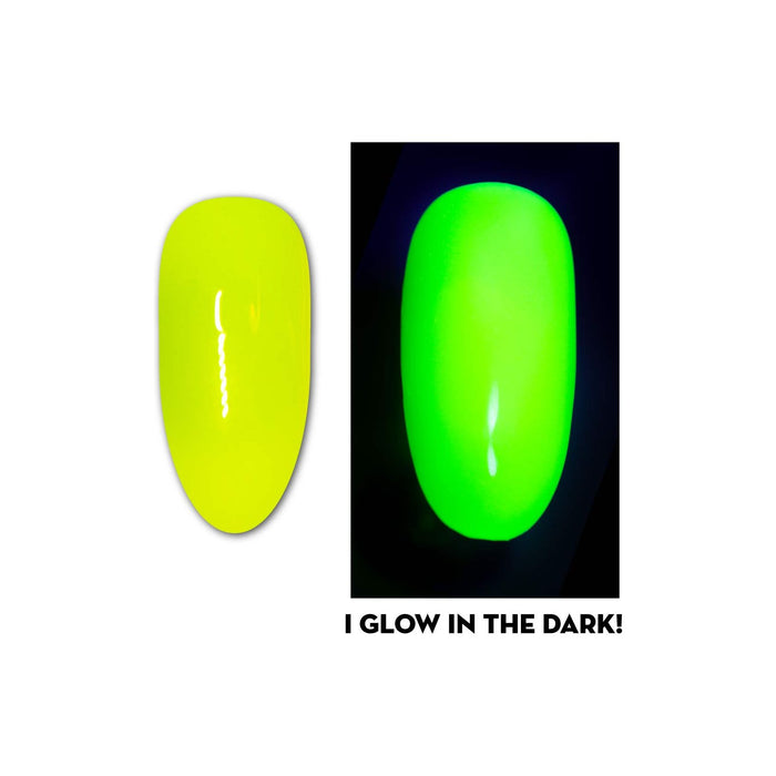 Uberchic Beauty High Voltage - Glow In The Dark Gel Polish