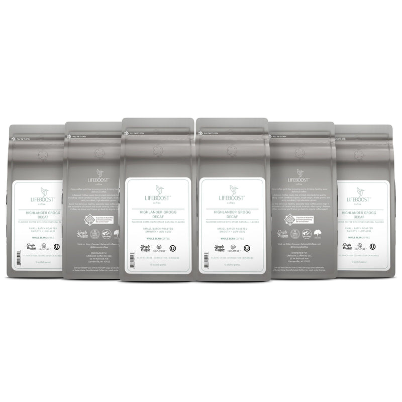 Lifeboost Coffee Highlander Grogg Decaf Decaf Roast