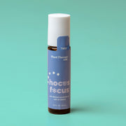 Plant Therapy Hocus Focus Essential Oil Blend Pre-Diluted Roll-On Essential Oil Medium Aquamarine 10 mL