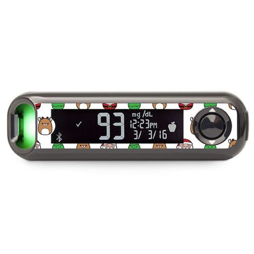 Peelz Holiday Squishies Bayer Contour© Next One Glucometer Peelz/Stickers