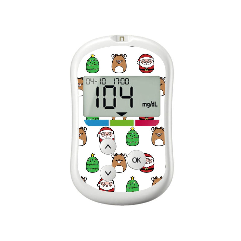 Peelz Holiday Squishies for OneTouch Verio Flex Glucometer Peelz/Stickers
