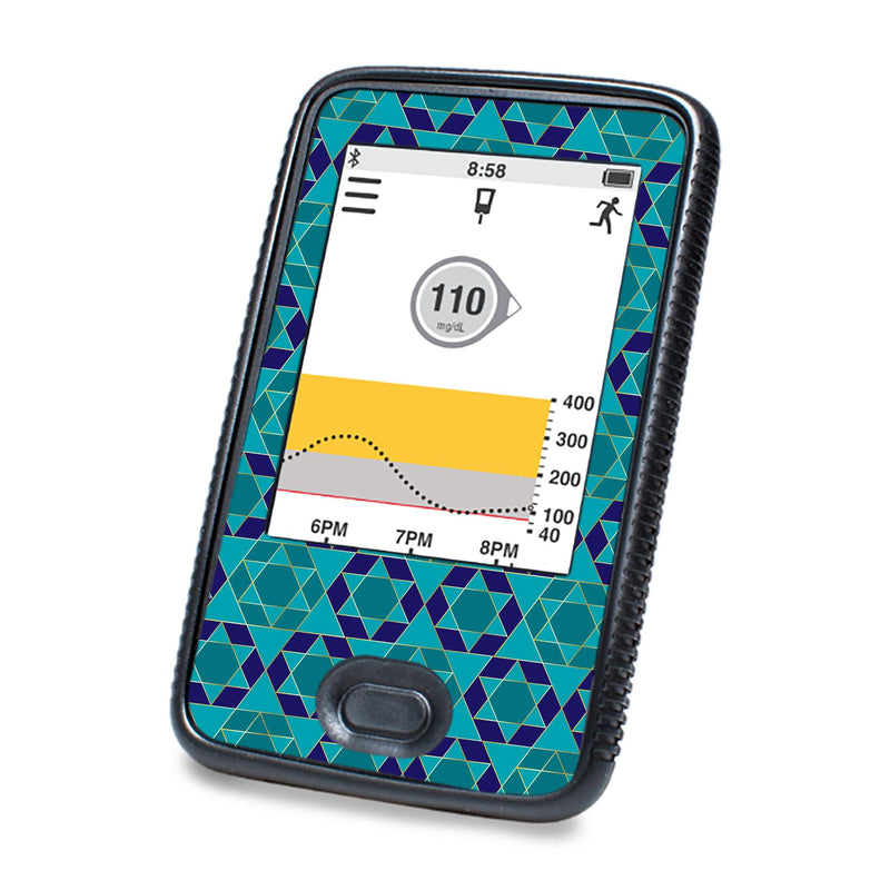 Peelz Holiday Stars DEXCOM G6 Touchscreen Receiver Peelz/Stickers