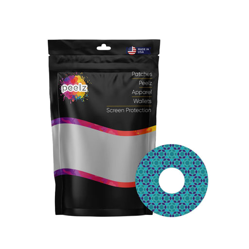Peelz Holiday Stars Patch Tape Designed for the FreeStyle Libre 3 Plus & Lingo Patch Medical Tape