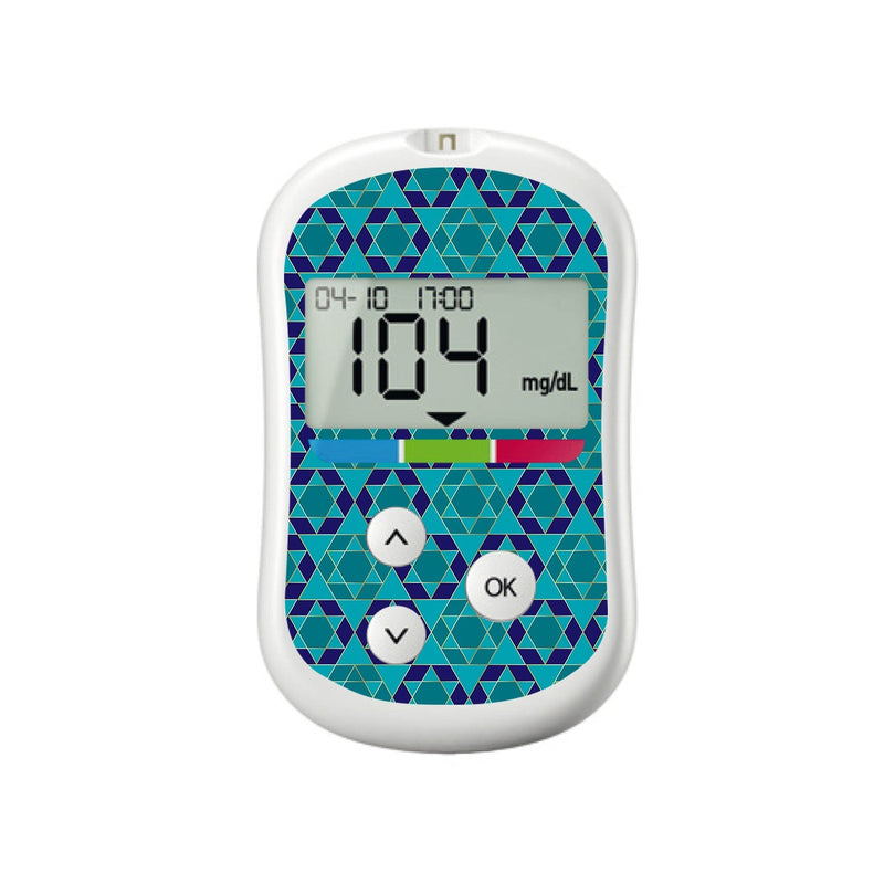 Peelz Holiday Stars for OneTouch Verio Flex Glucometer Peelz/Stickers
