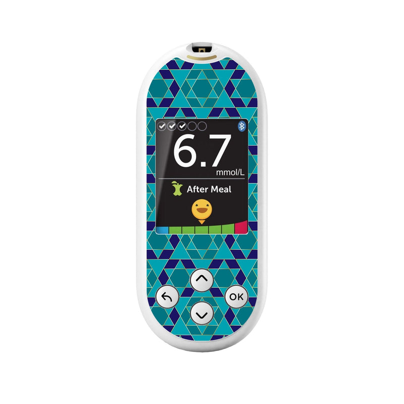 Peelz Holiday Stars for OneTouch Verio Reflect Glucometer Peelz/Stickers
