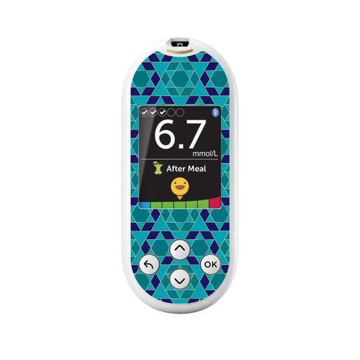 Peelz Holiday Stars for OneTouch Verio Reflect Glucometer Peelz/Stickers