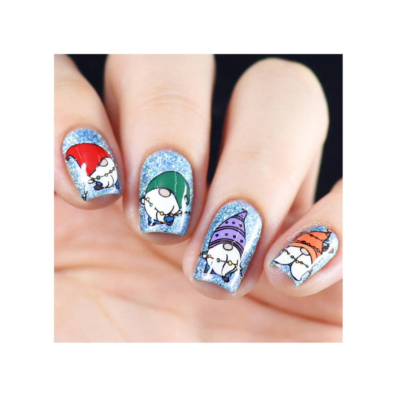 UberChic Beauty Gnome For The Holidays Stamping Plate