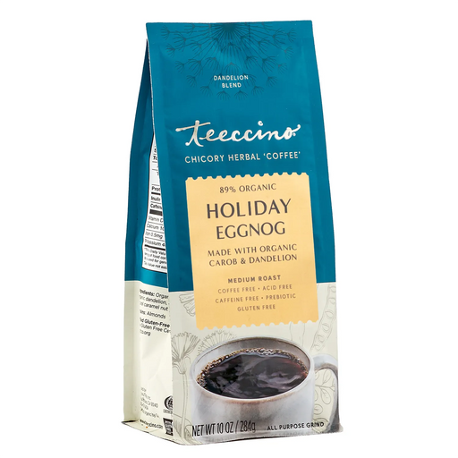 Teeccino Holiday Eggnog Herbal Coffee Herbal Coffee