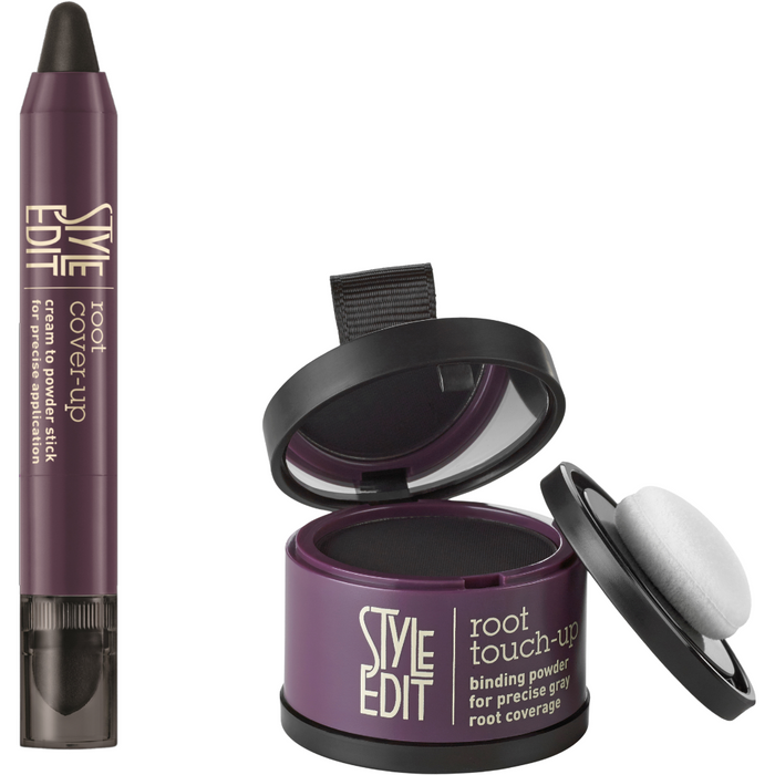 Style Edit - Brunette Cover Up Stick And Touch Up Powder Duo