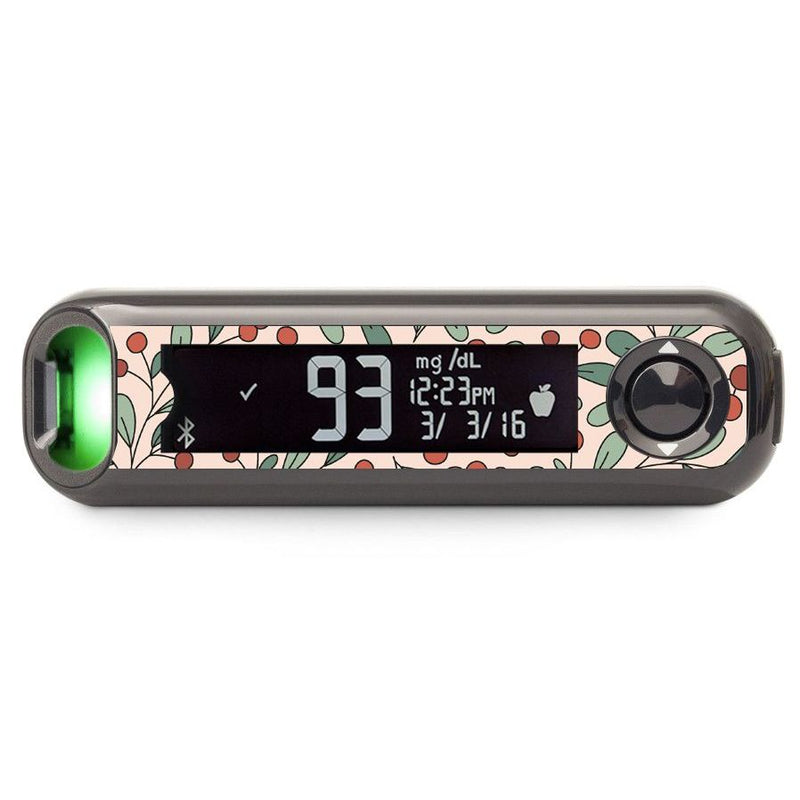 Peelz Holly Berries Bayer Contour© Next One Glucometer Peelz/Stickers