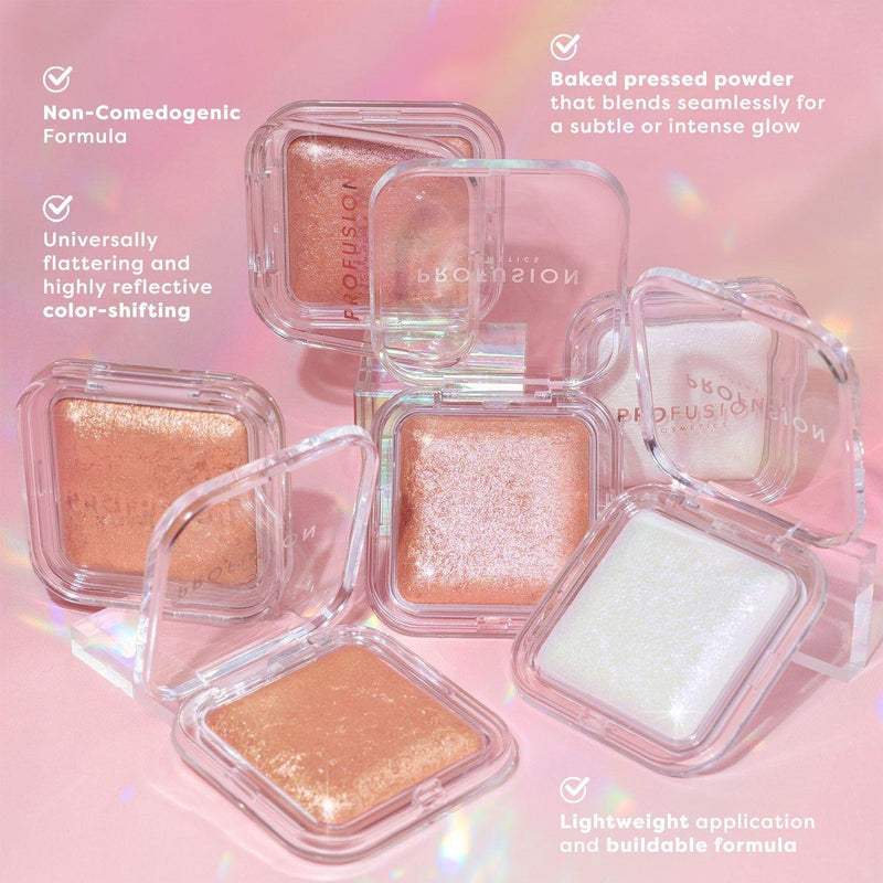 Profusion Cosmetics Holo Beam | Holographic Highlighter Face