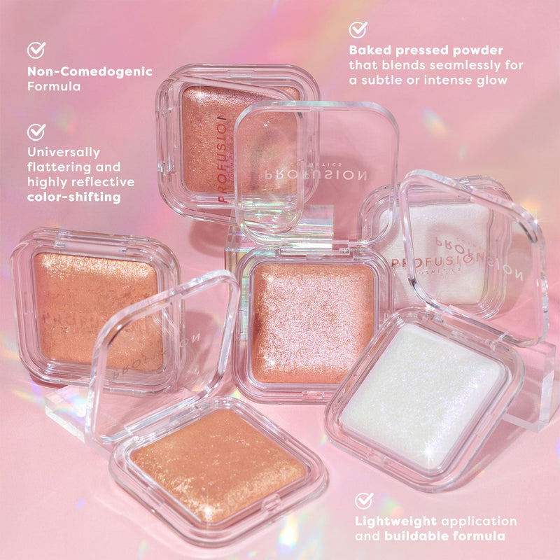 Profusion Cosmetics Holo Beam | Holographic Highlighter Face