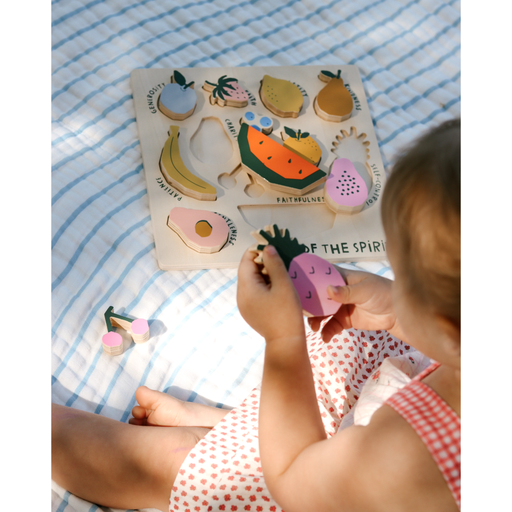 Be A Heart Catholic Fruit of the Spirit Wooden Puzzle puzzle