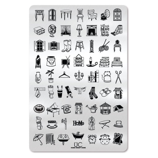 UberChic Beauty Home Sweet Home Stamping Plate