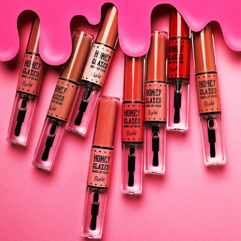 Rude Cosmetics Honey Glazed Shine Lip Color Lip Gloss