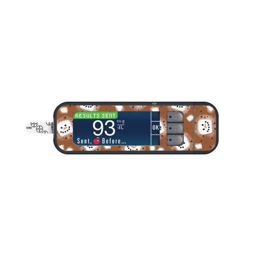 Peelz Hot Cocoa Sticker for Bayer Contour Next Glucometer Peelz/Stickers
