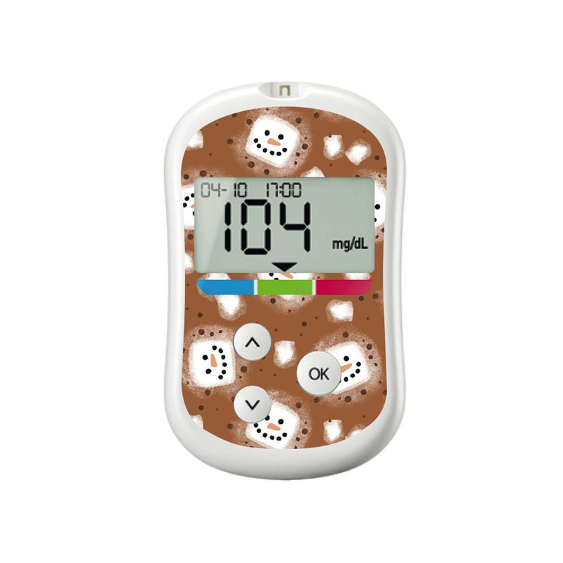 Peelz Hot Cocoa for OneTouch Verio Flex Glucometer Peelz/Stickers