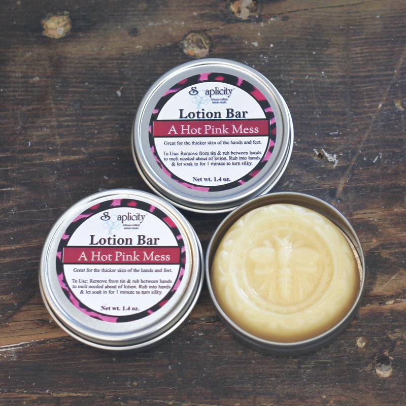 Soaplicity A Hot Pink Mess Lotion Bar Lotion Bar