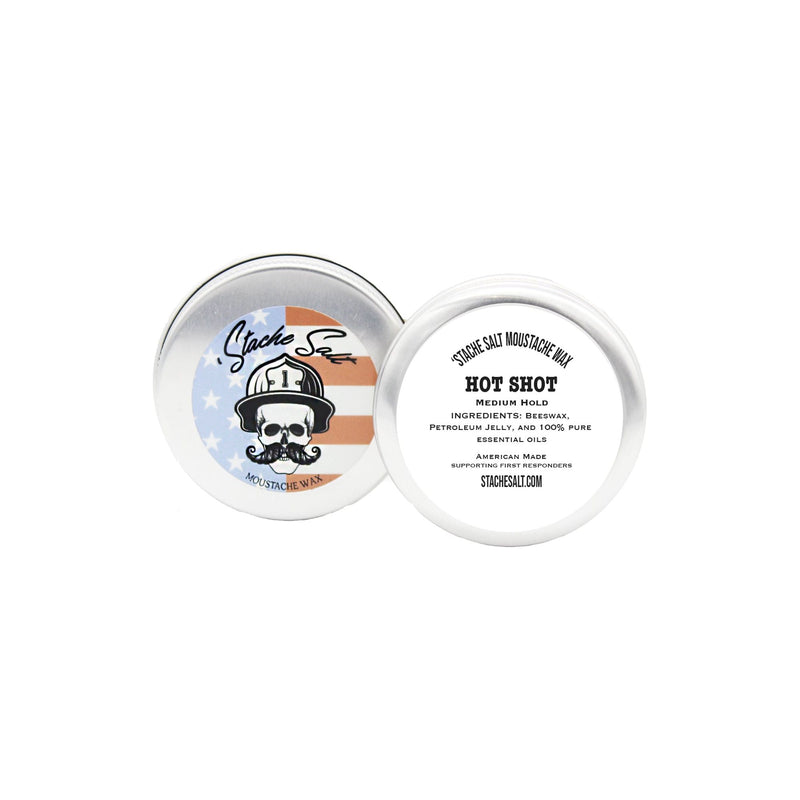 Stache Salt Moustache Wax Hot Shot - Medium Hold Moustache & Beard Wax Moustache Wax