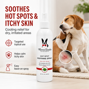 Warren London Hot Spot Soothing Spray - Anti Itch Spray That Soothes And Cools Spa Product White Smoke
