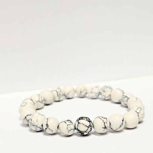 ZAQ Skin & Body - Howlite Bracelet - Kindness And Positive