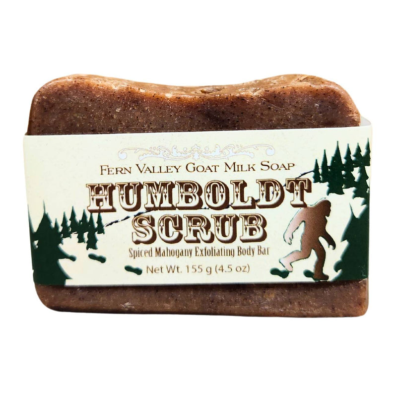 Fern Valley Soap Natural Goat Milk Soap | Exfoliating Body Bar | Humboldt Scrub Goat Milk Soap
