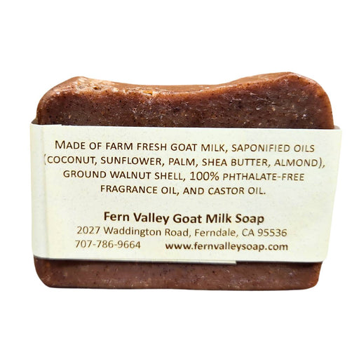 Fern Valley Soap Natural Goat Milk Soap | Exfoliating Body Bar | Humboldt Scrub Goat Milk Soap
