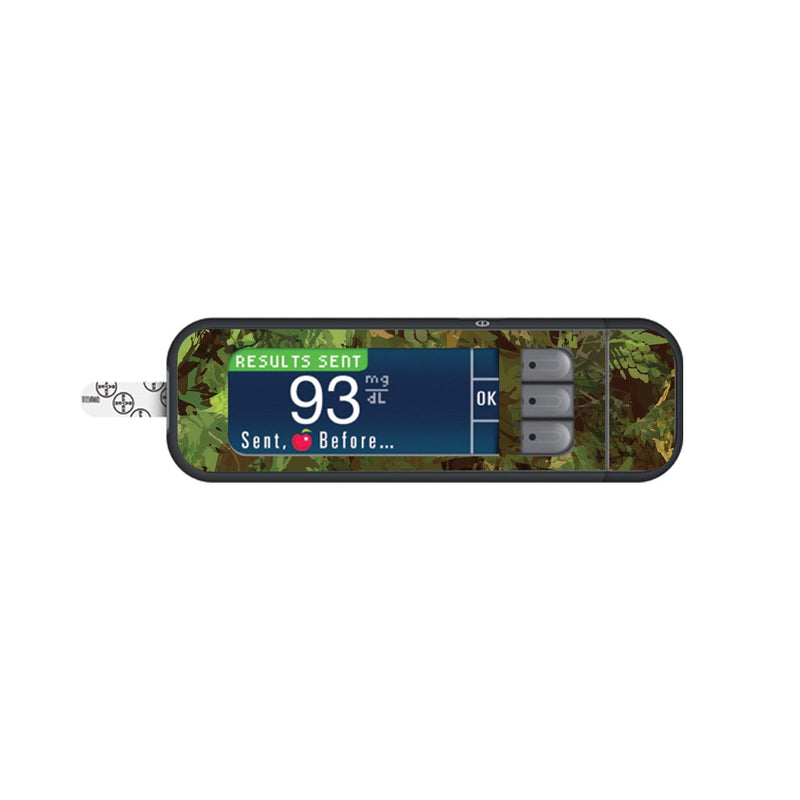 Peelz Hunting Camo Bayer Contour Next Glucometer Peelz/Stickers
