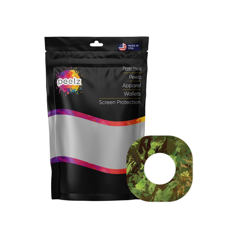 Peelz Hunting Camo Dexcom G7 and Stelo Patch Tape - Pump Peelz Patch Medical Tape